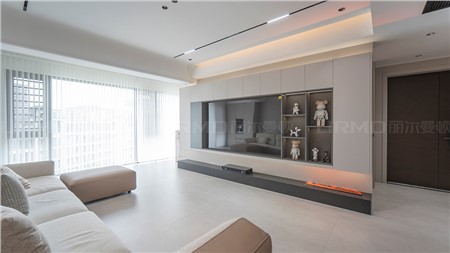 19.8w裝修140m²現代奶油風的家 | 麗爾曼頓全房全屋整裝定制