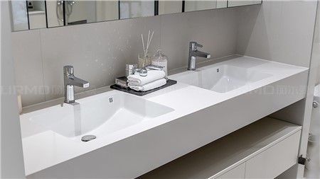 定制雙臺盆浴室柜被夸了100遍+ | 麗爾曼頓全屋定制