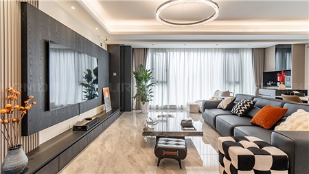 6.8w打造現代風格的家136m² | 麗爾曼頓全房全屋定制