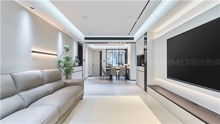 18.6w打造現(xiàn)代奶油風格的家133m² | 麗爾曼頓全房全屋定制