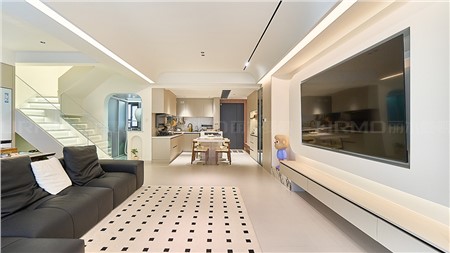 19w打造現代奶油風格的家125m² | 麗爾曼頓全房全屋定制