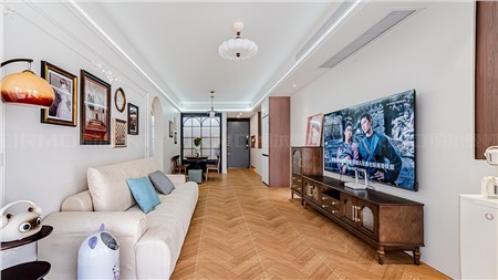 12.8w打造中古奶油風格的家98m² | 麗爾曼頓全房全屋定制