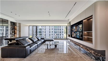 20.8w打造現(xiàn)代極簡(jiǎn)風(fēng)格的家220m² | 麗爾曼頓全房全屋定制